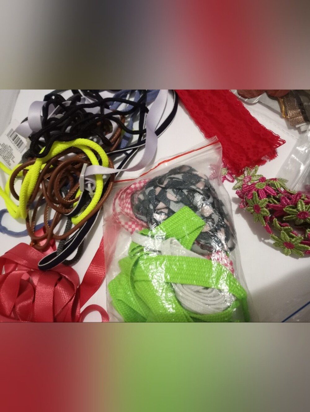 Ribbon,Lace,String,Fringe Lot - Picture 5 of 8